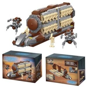 Star Wars Droid Carrier Building Set with 32 Battle Droid Minifigures